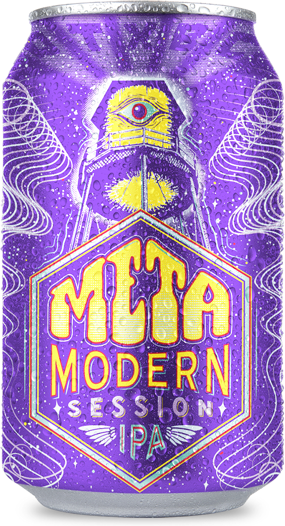 Meta Modern I P A Beer Can Design PNG image