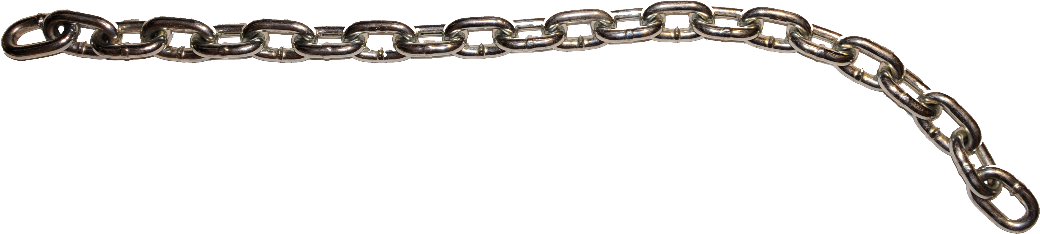 Metal Chain Link Segment PNG image
