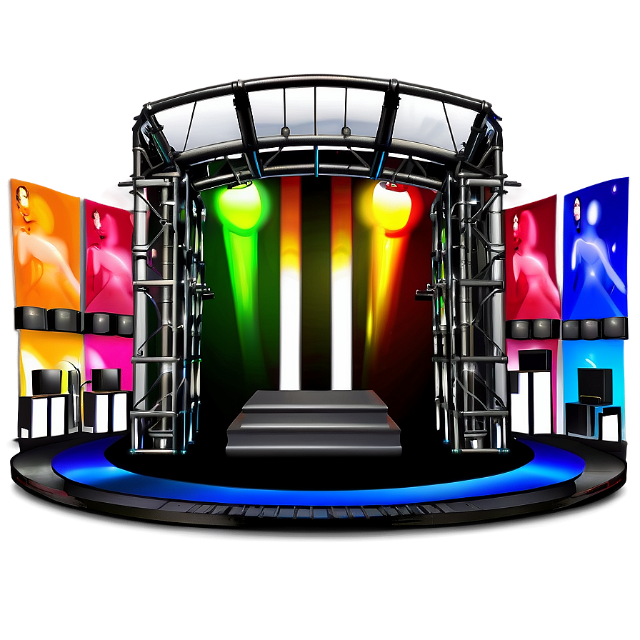 Metal Concert Stage Design Png Fym37 PNG image