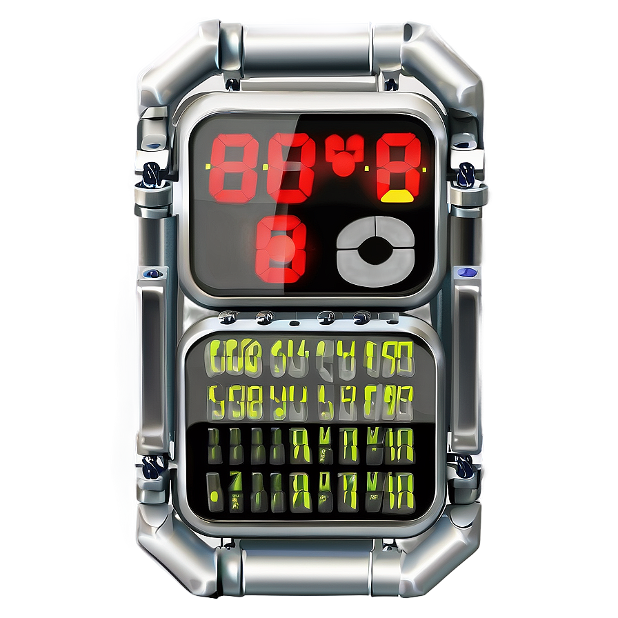 Metal Countdown Timer Png 06282024 PNG image