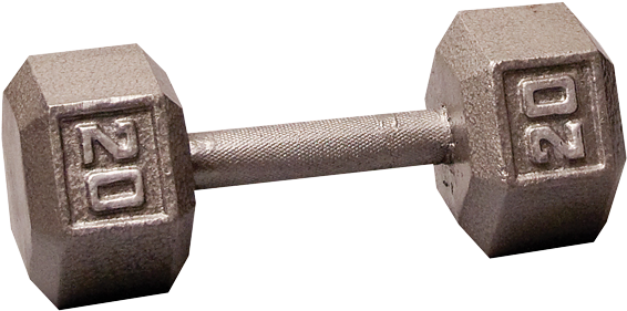 Metal Dumbbell Fitness Equipment PNG image