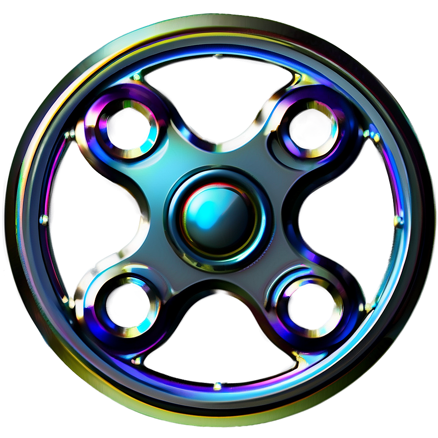 Metal Fidget Spinner Png 80 PNG image