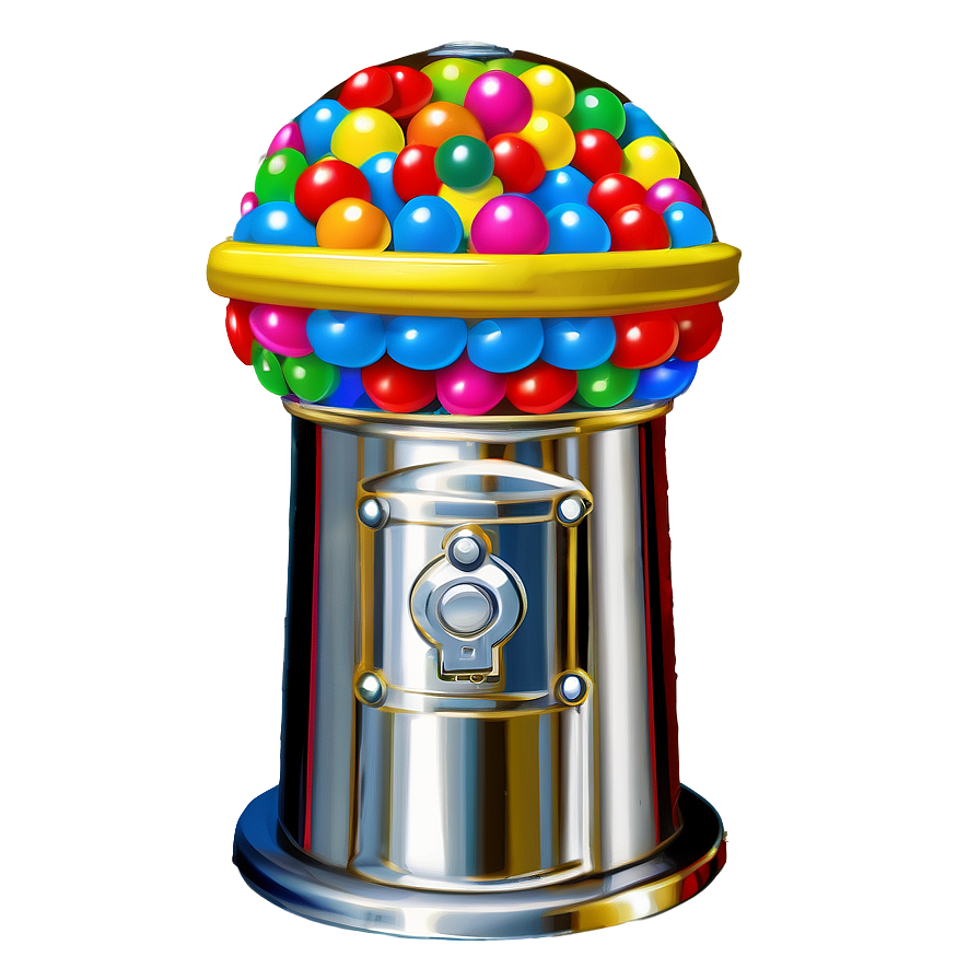 Metal Gumball Machine Png Kld PNG image