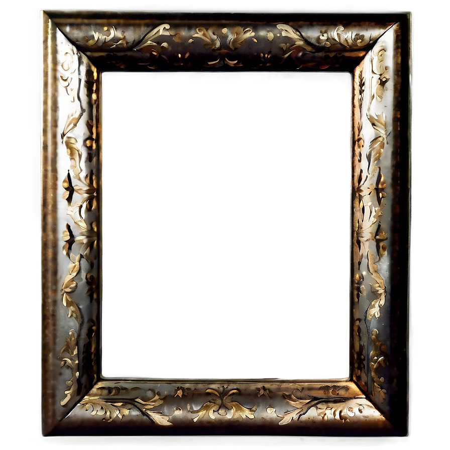 Metal Mirror Frame Png 06212024 PNG image