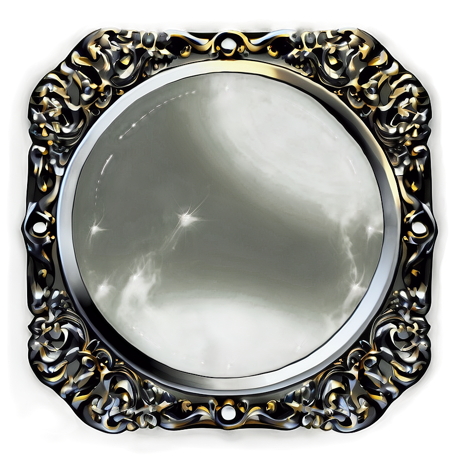 Metal Mirror Frame Png Yid71 PNG image