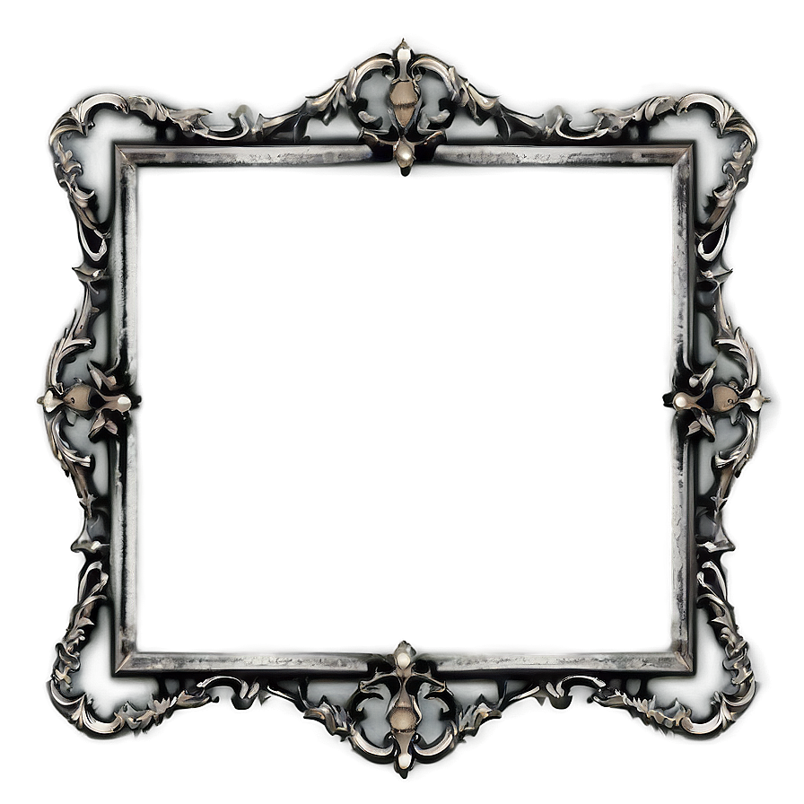 Metal Ornate Frame Png 06272024 PNG image