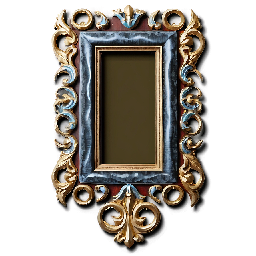 Metal Ornate Frame Png Wxv99 PNG image