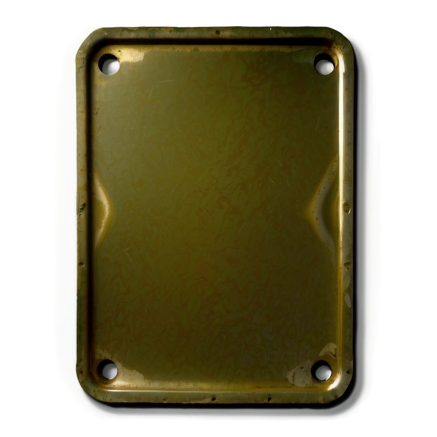 Metal Plate A PNG image