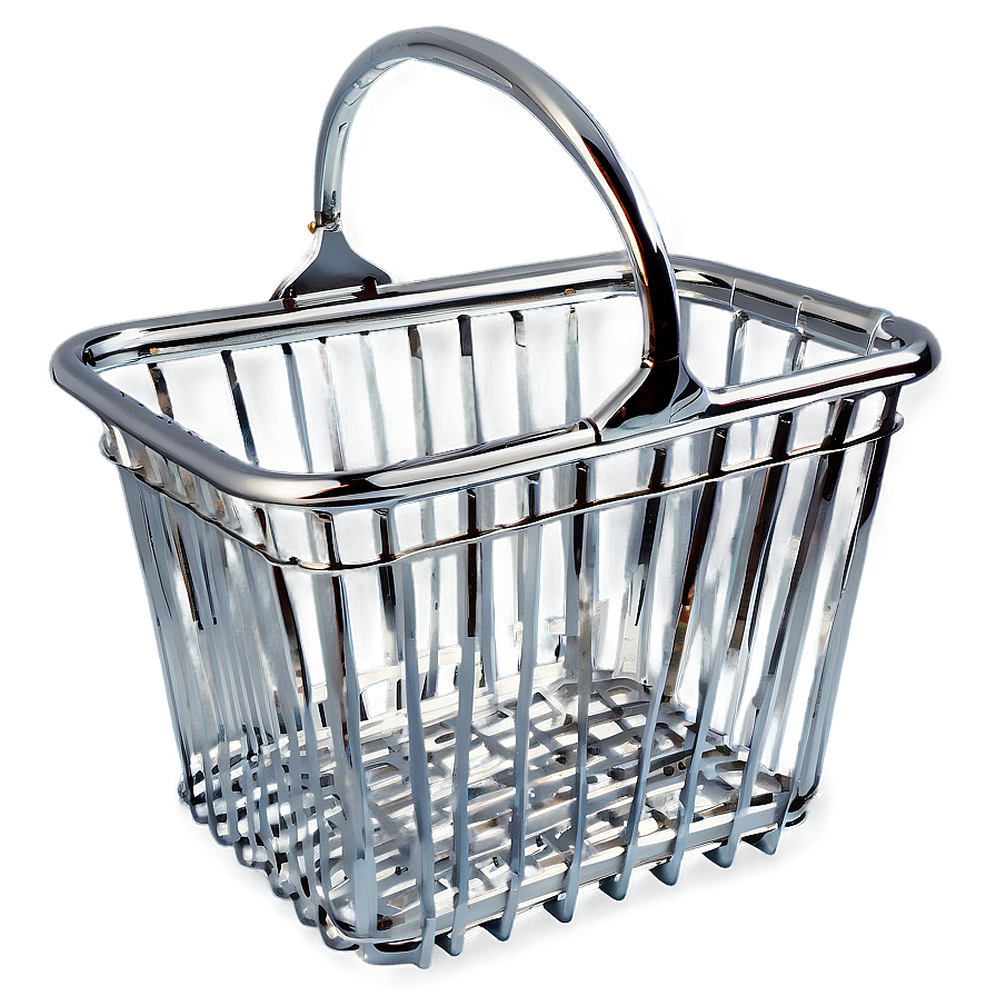 Metal Shopping Basket Png Fqo96 PNG image