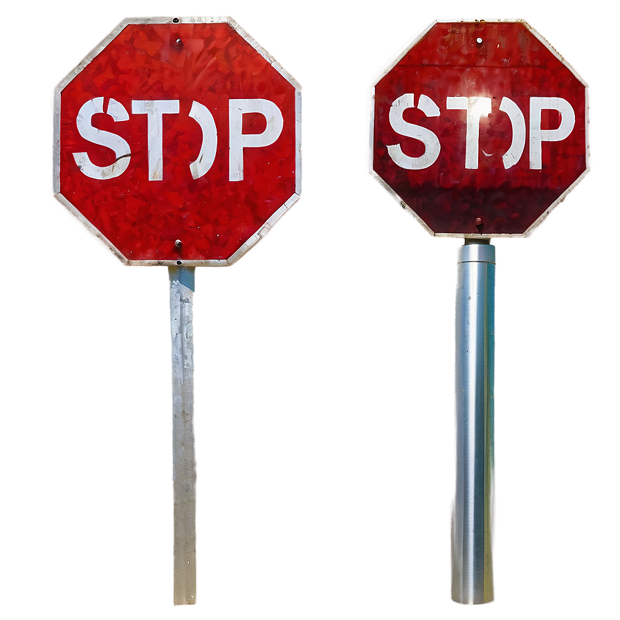 Metal Stop Sign Png 05232024 PNG image