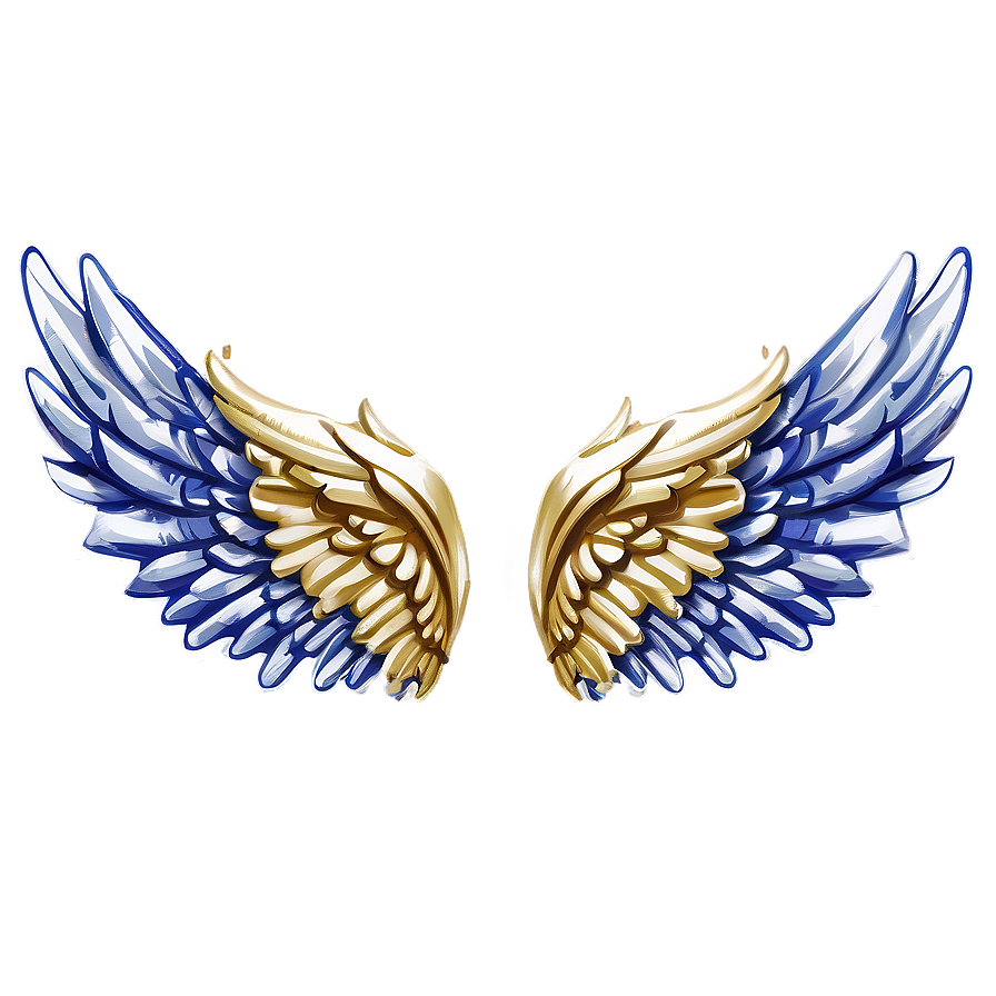 Metallic Angel Wings Sketch Png 69 PNG image