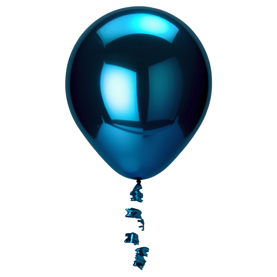 Metallic Blue Balloons Png Wyw PNG image