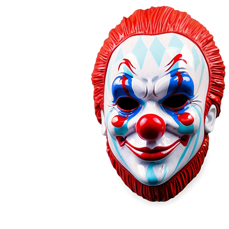 Metallic Clown Theatrical Mask Png Wjq PNG image