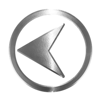 Metallic Cursor Icon PNG image