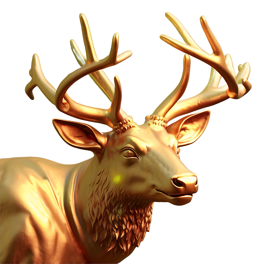 Metallic Deer Head Texture Png Rwb PNG image