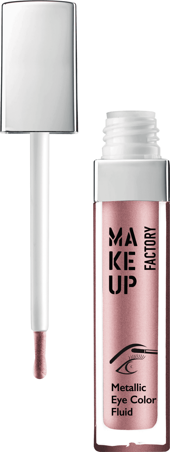 Metallic Eye Color Fluid Cosmetic Product PNG image