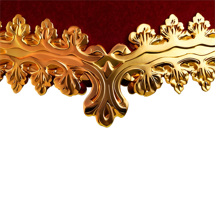 Metallic Gold Trim Png Kve38 PNG image