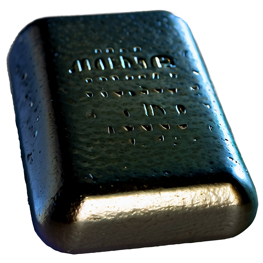 Metallic Iron Ingot Texture Png Mro PNG image