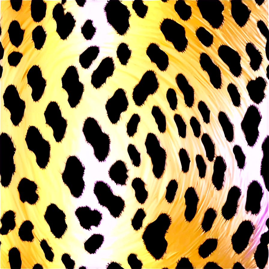 Metallic Leopard Print Png Fiy PNG image