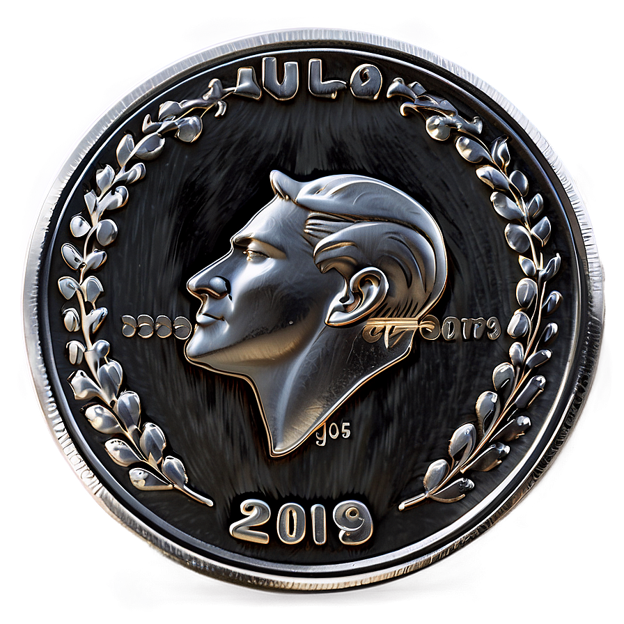 Metallic Silver Coin Texture Png Jqo PNG image