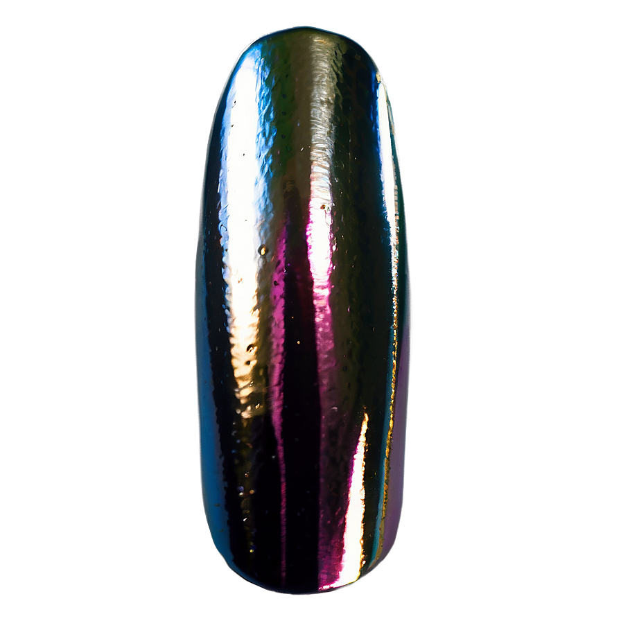 Metallic Single Acrylic Nail Png 06272024 PNG image