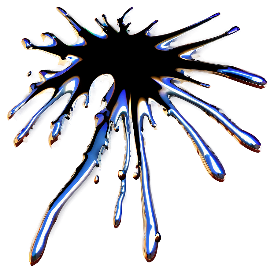 Metallic Splat Png Svy84 PNG image