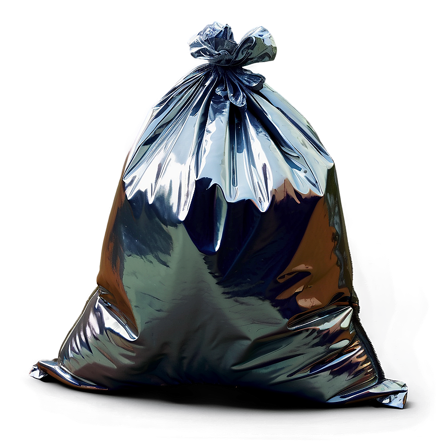 Metallic Trash Bags Png 06262024 PNG image