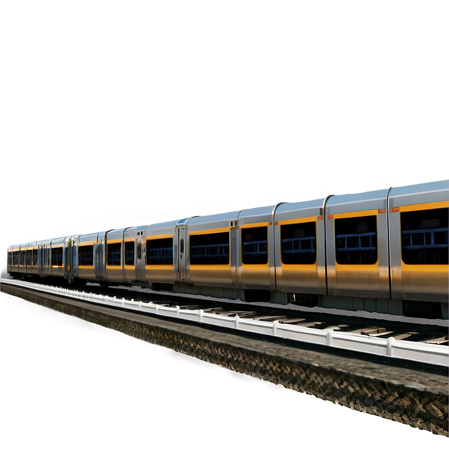 Metro Rail Crossing Png 06252024 PNG image