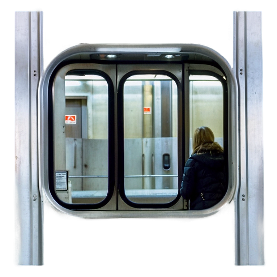 Metro Train Window View Png 9 PNG image