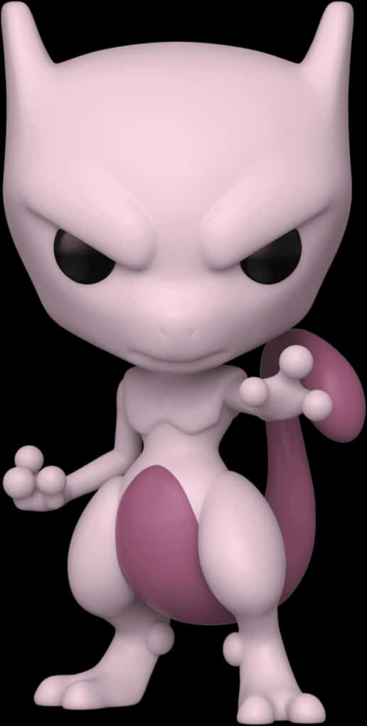 Mewtwo Pokemon Character Render PNG image
