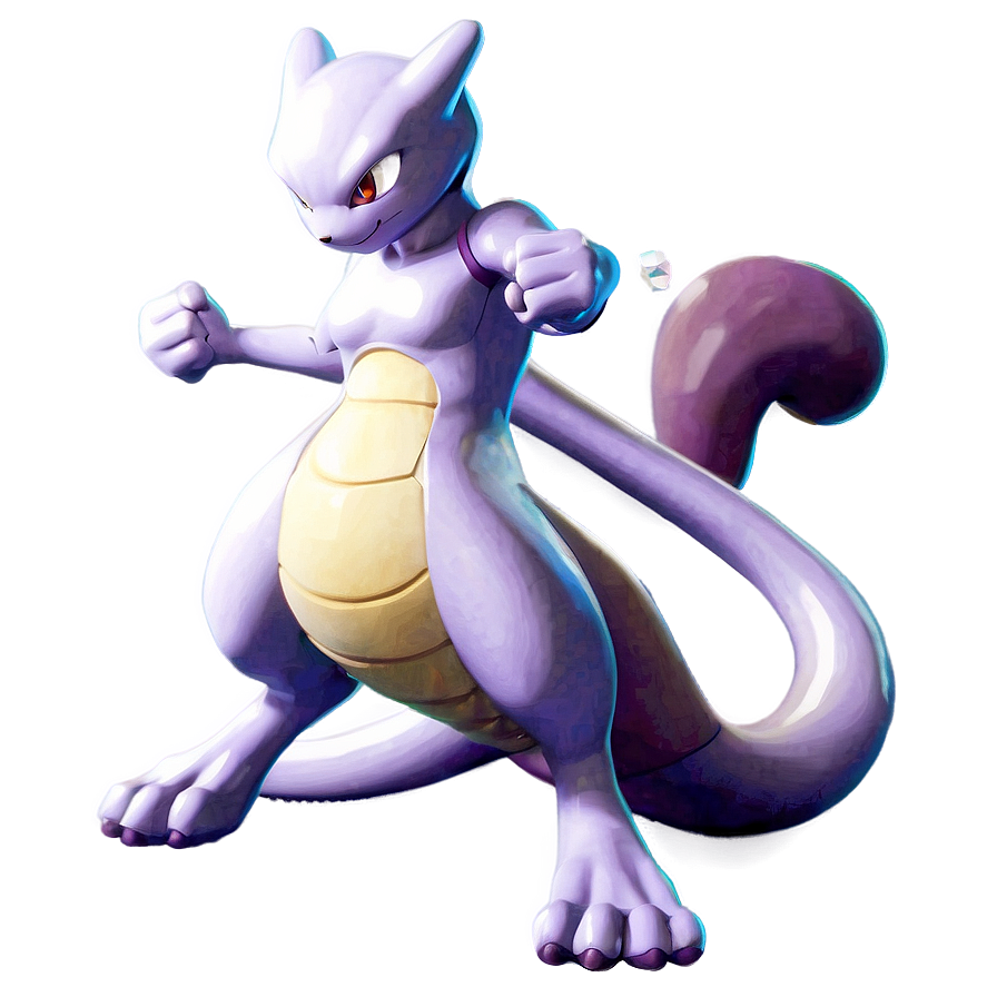 Mewtwo Strike Pose Png Yca81 PNG image