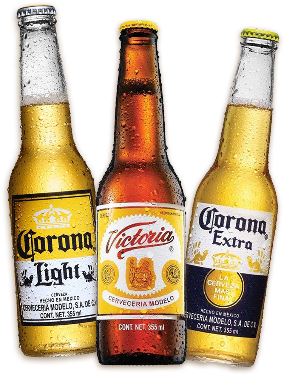 Mexican Beer Trio PNG image