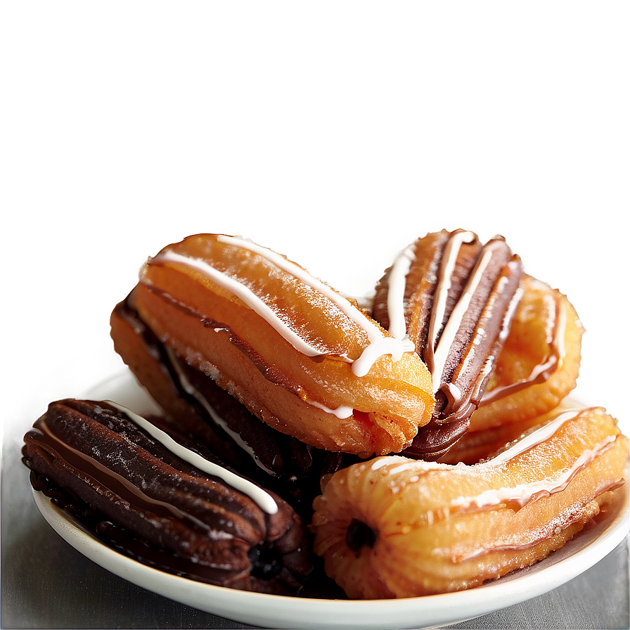 Mexican Churros With Chocolate Png 06122024 PNG image