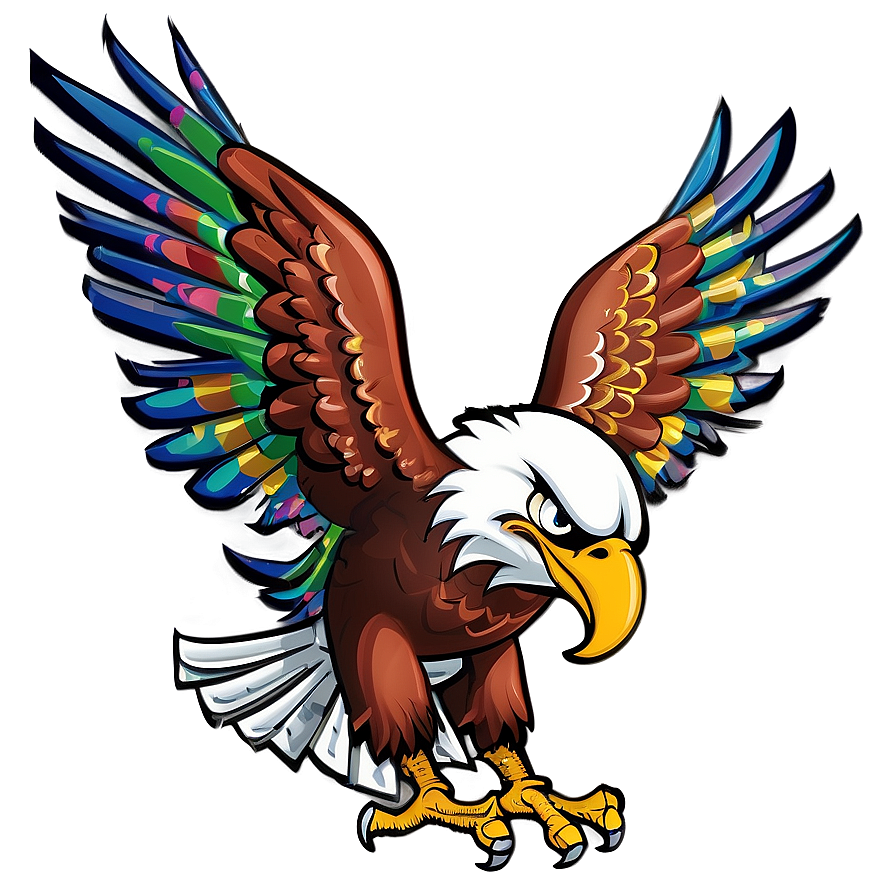 Mexican Eagle Cartoon Png Eqk8 PNG image