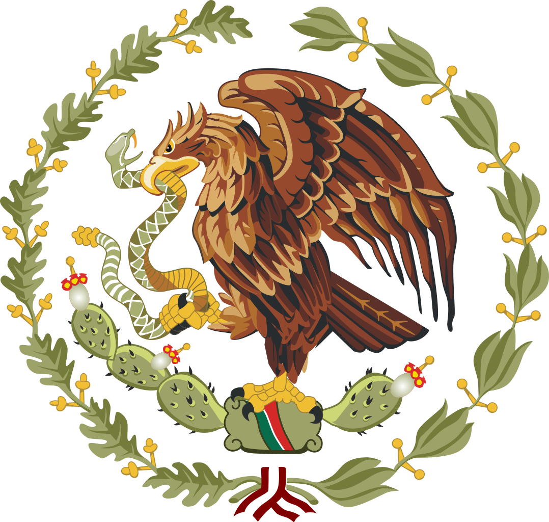 Mexican_ Eagle_ Coat_of_ Arms_ Illustration PNG image