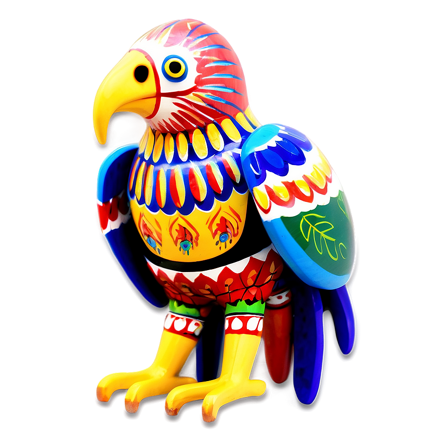 Mexican Eagle Folk Art Png Sbe26 PNG image