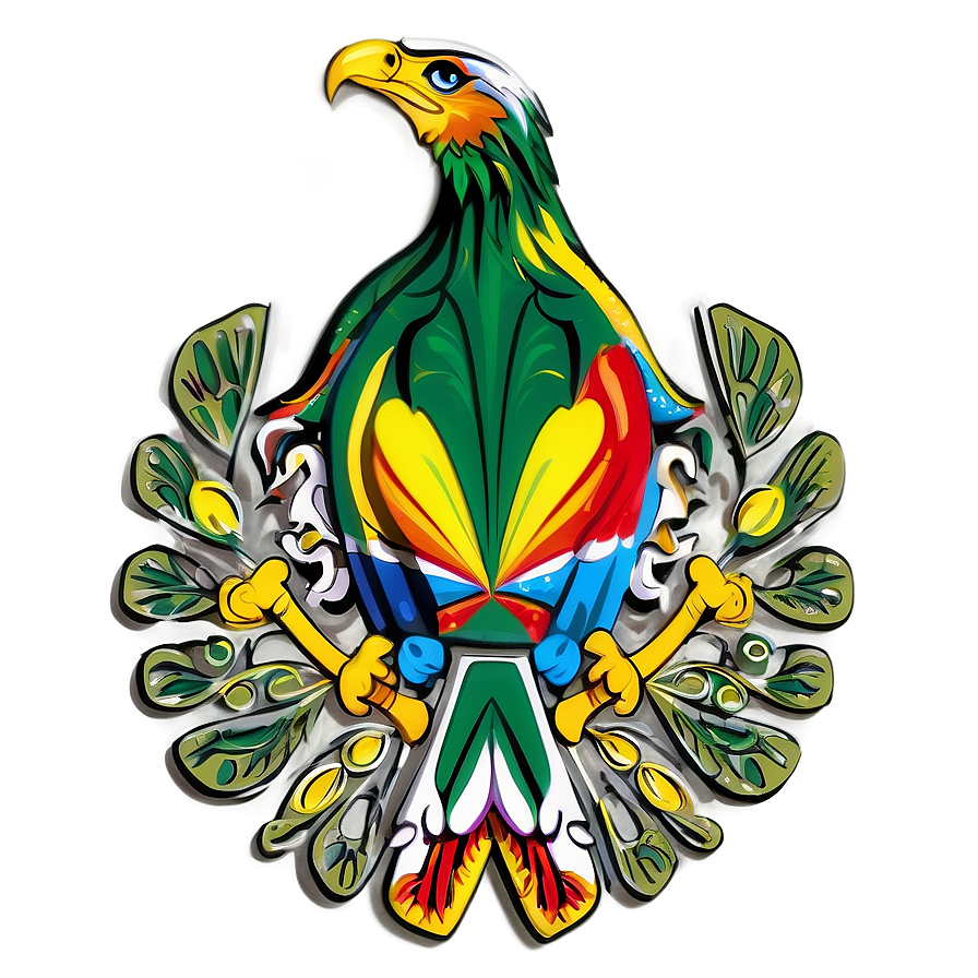 Mexican Eagle Illustration Png Hwg PNG image