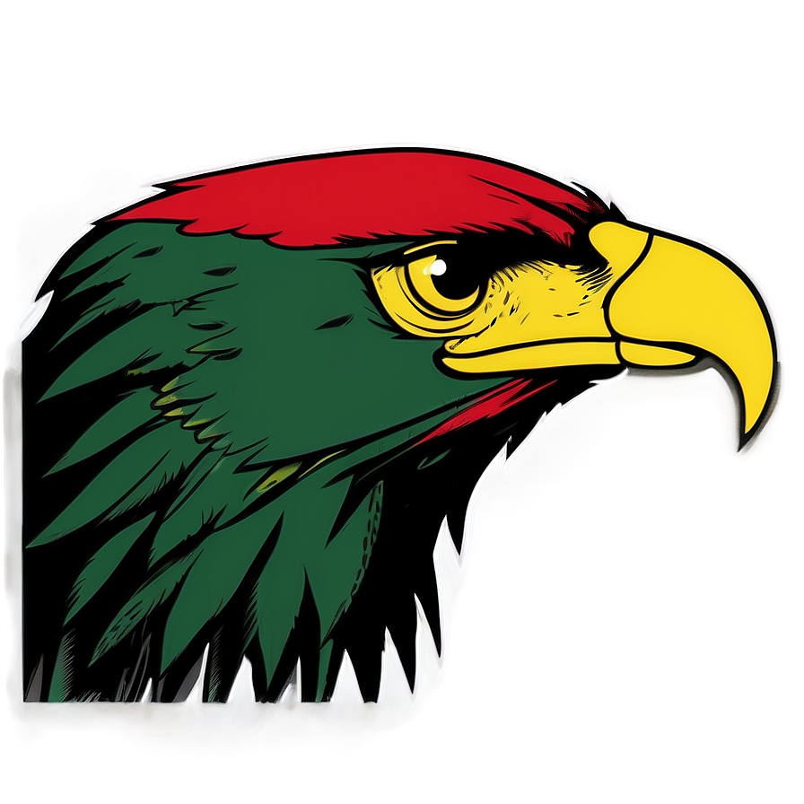 Mexican Eagle In Pop Art Png 06132024 PNG image