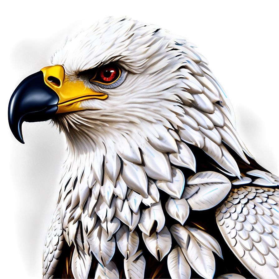 Mexican Eagle In Traditional Art Png Lhx PNG image