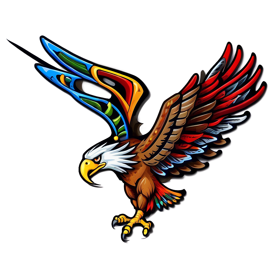 Mexican Eagle Tattoo Design Png App PNG image