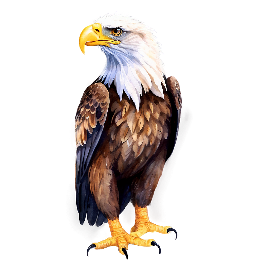 Mexican Eagle Watercolor Png 36 PNG image