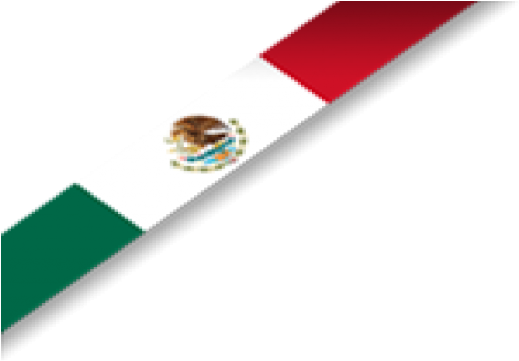Mexican Flag Diagonal View PNG image