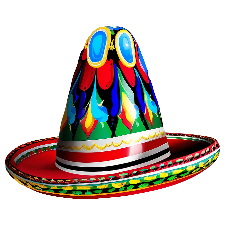 Mexican Hat For Cinco De Mayo Png Fnf PNG image