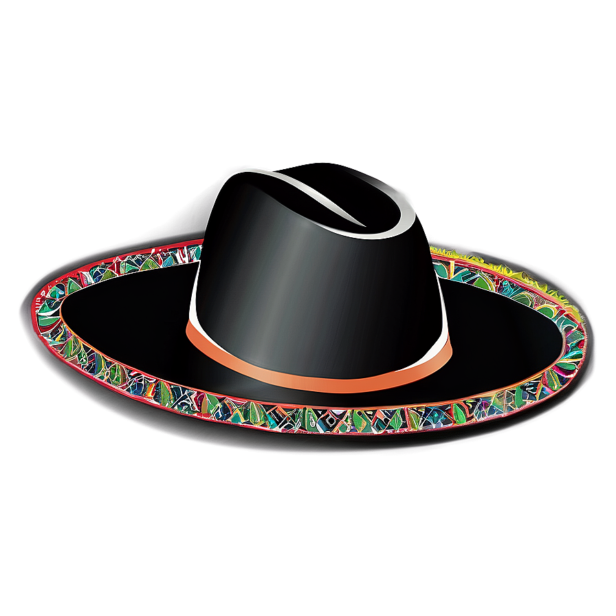 Mexican Hat Illustration Png 06122024 PNG image