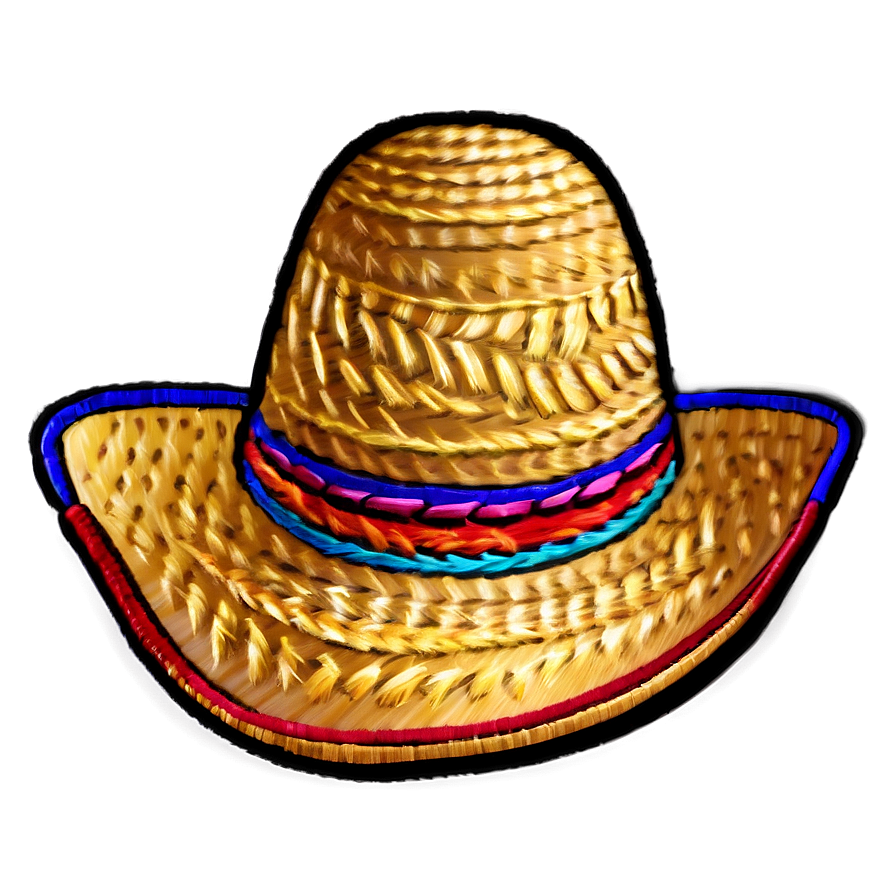 Mexican Hat With Embroidery Png Tkl40 PNG image