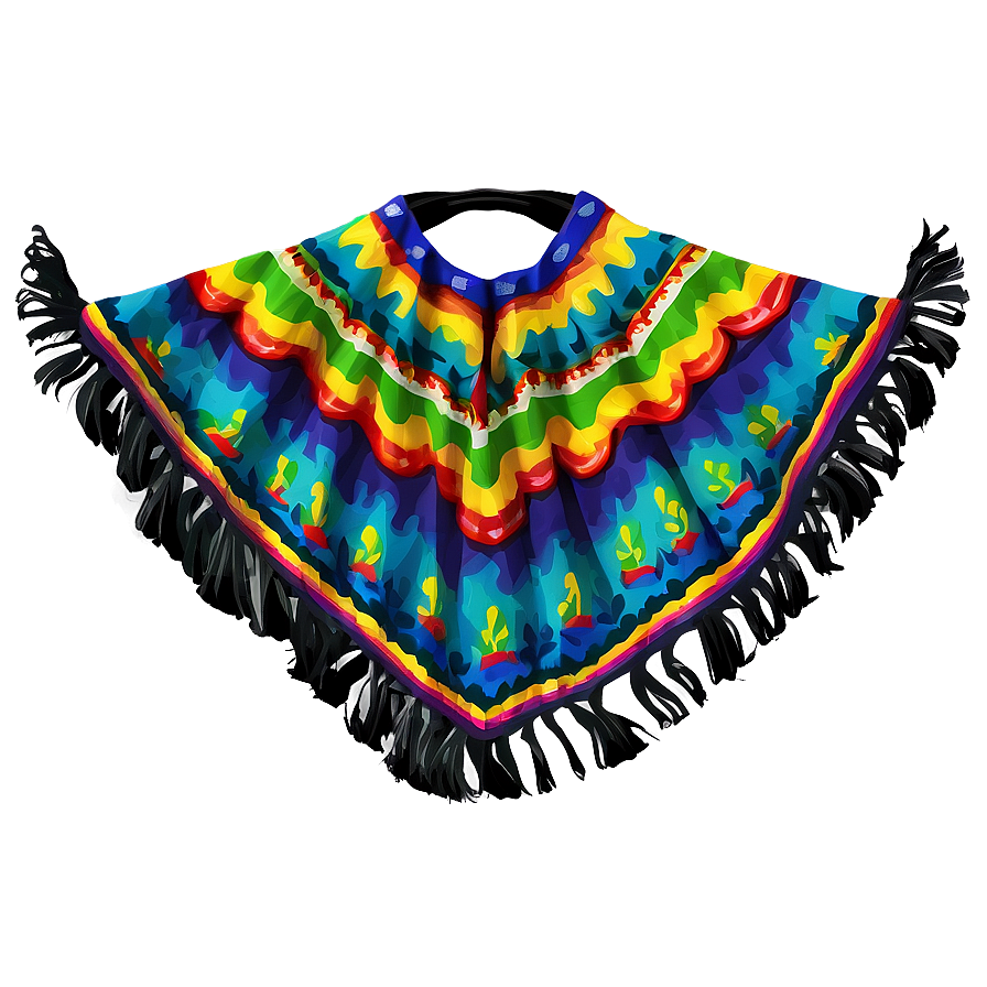 Mexican Poncho Accessory Png 48 PNG image