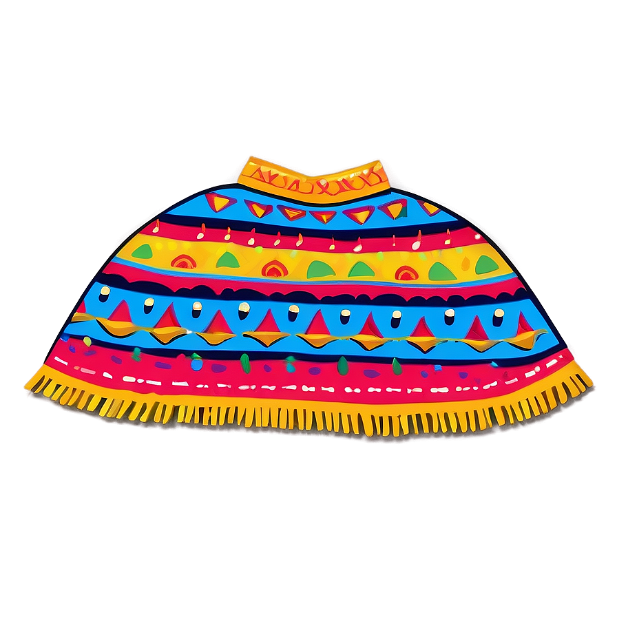 Mexican Poncho Cultural Icon Png Eew PNG image