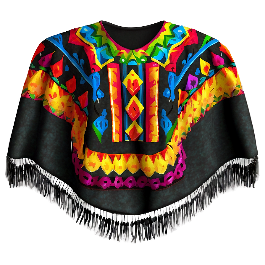 Mexican Poncho Design Png 84 PNG image