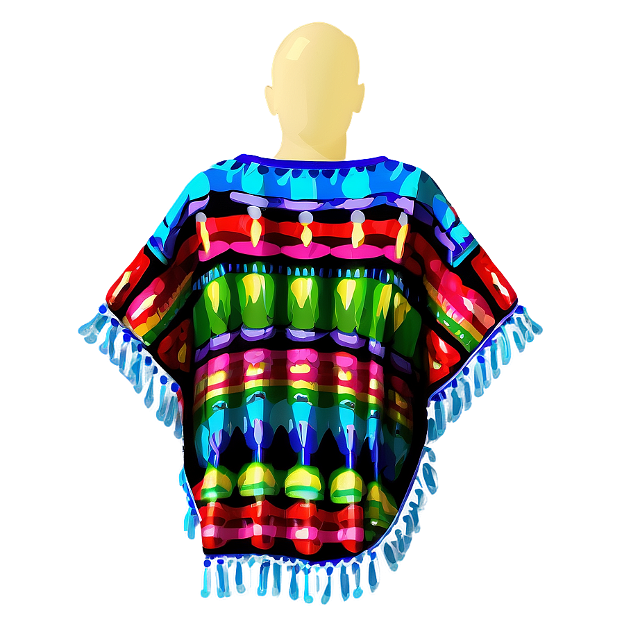 Mexican Poncho For Festivals Png Inm64 PNG image