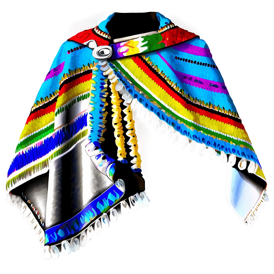 Mexican Poncho For Special Occasions Png 06282024 PNG image